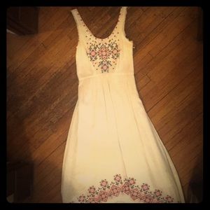Embroidered Maxi Dress